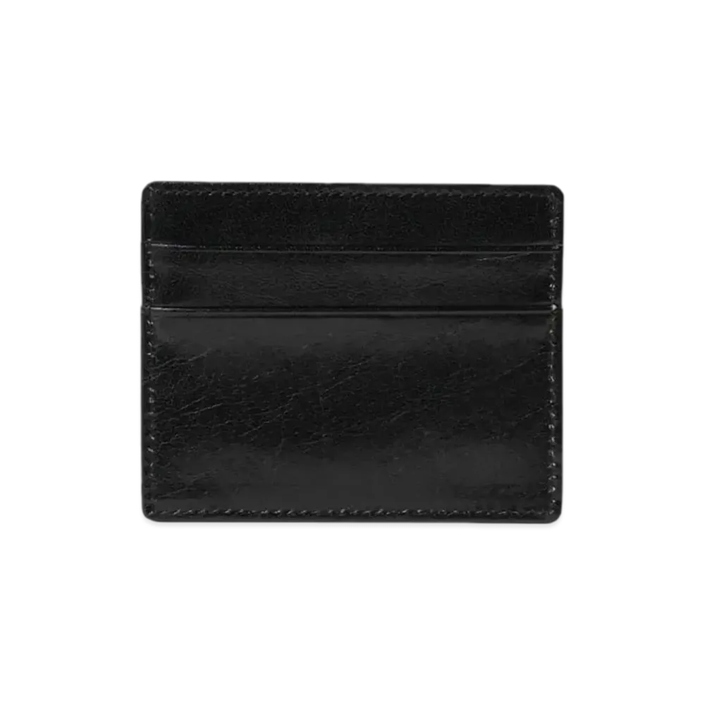 BEAMS Leather Card Case "Black"