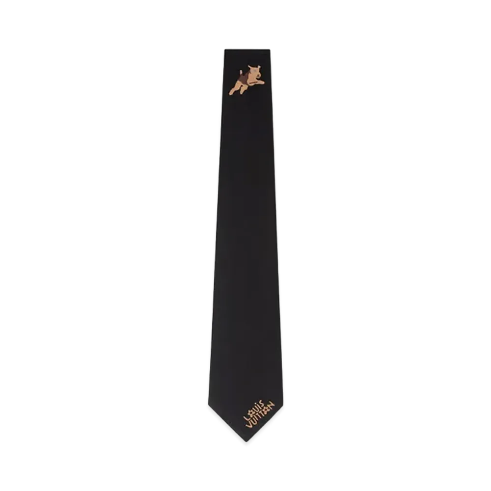 Tyler, The Creator x Louis Vuitton Jumping Dog Tie "Marron"
