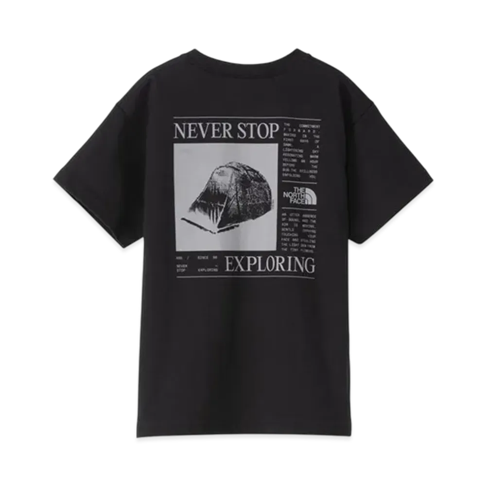 The North Face Kids Short Sleeve Raise Of Down Tee "Black"