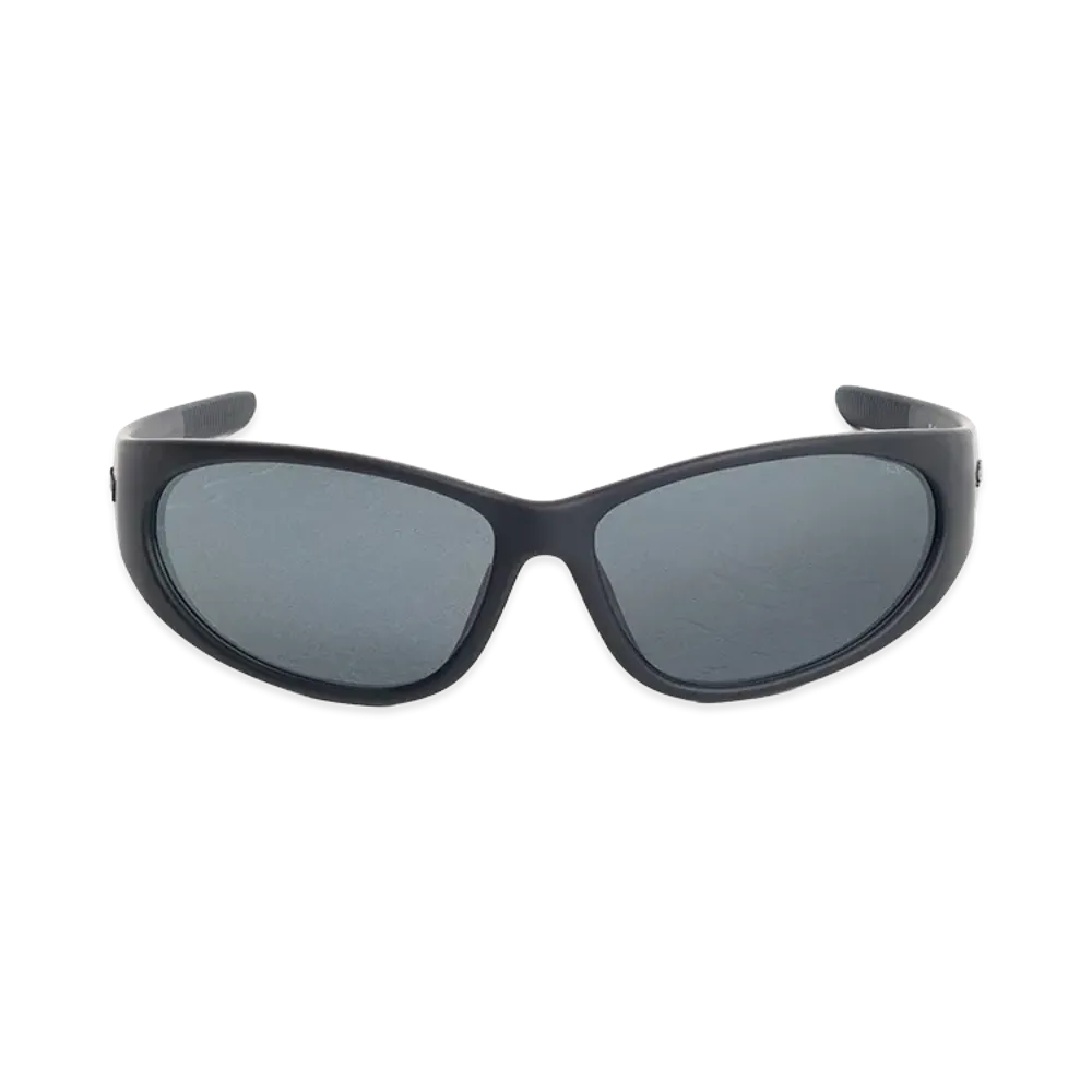 Stussy Adrian Sunglasses "Matte Rubber/Black/Black Lens"