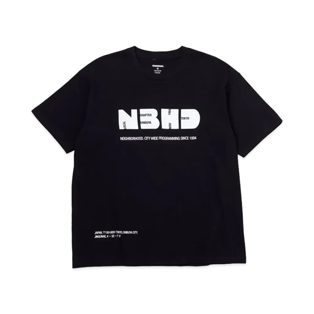 NEIGHBORHOOD FW-1 / C-TEE . SS "Black"
