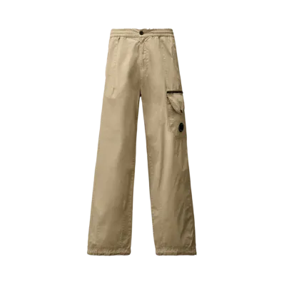 C.P. Company Microreps Boxy Cargo Lens Pants "Vintage Khaki Beige"