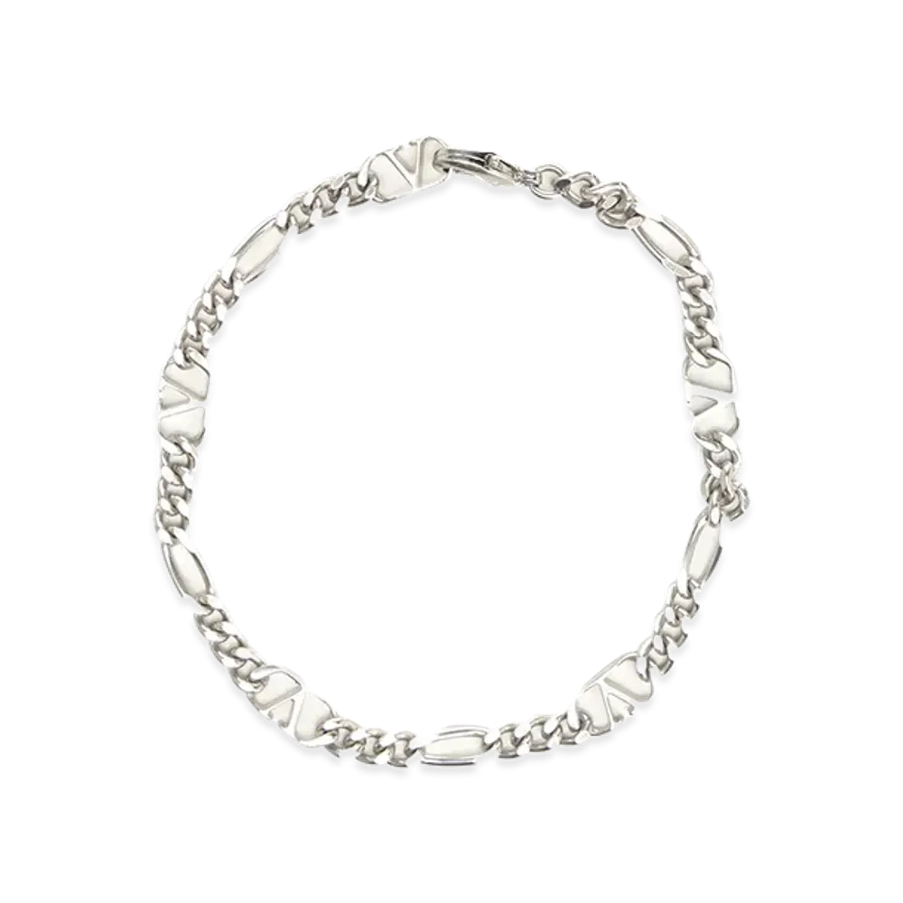 Valentino Vlogo Chain Bracelet "Silver"