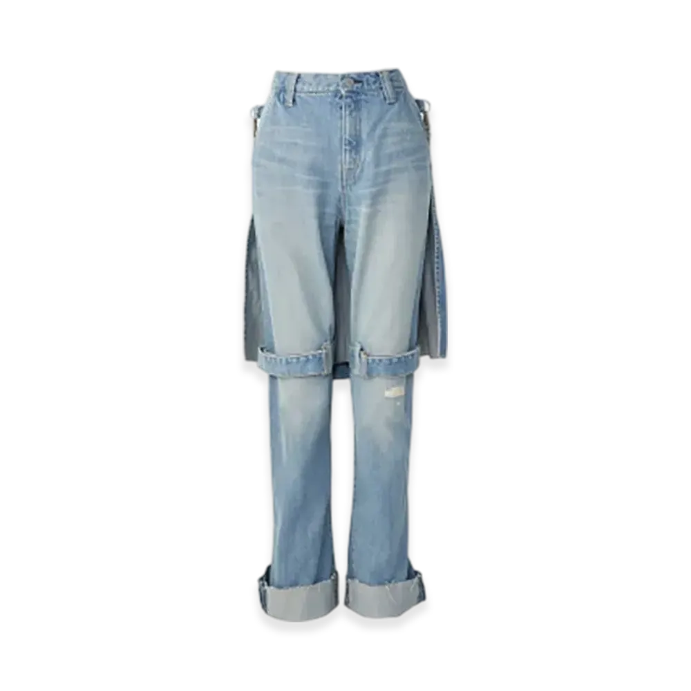 HYSTERIC GLAMOUR Bondage Denim Pants "Light Indigo Blue"