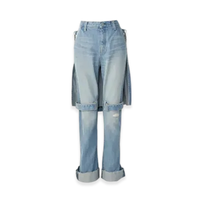 HYSTERIC GLAMOUR Bondage Denim Pants "Light Indigo Blue"