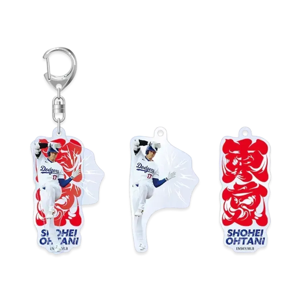 MLB Dodgers Shohei Otani Tokyo Series Opening Game Acrylic Key Chain A