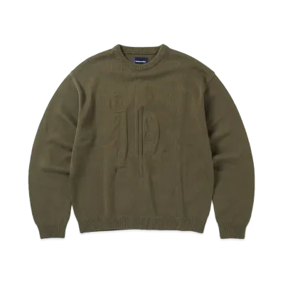 thisisneverthat Fortuna N-Logo Sweater "Olive"
