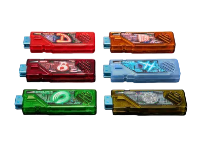 BANDAI "COMPLETE SELECTION MODIFICATION" -KAMEN RIDER W FOREVER AtoZ: THE GAIA MEMORIES OF FATE- T2 Gaia Memory ver.2 A to G