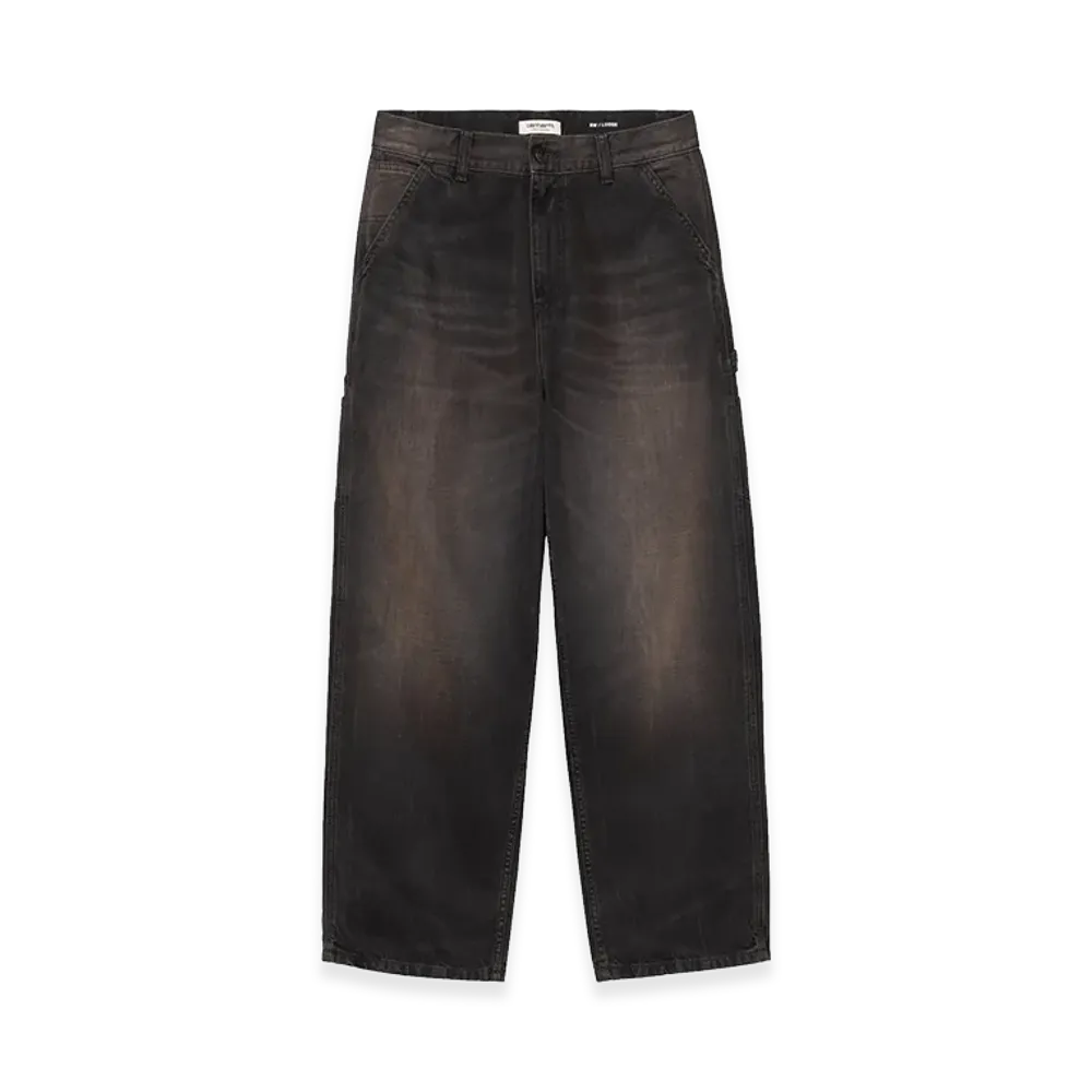 Carhartt WIP Women's Brandon Single Knee Pant "Black/Tobacco Used Wash"