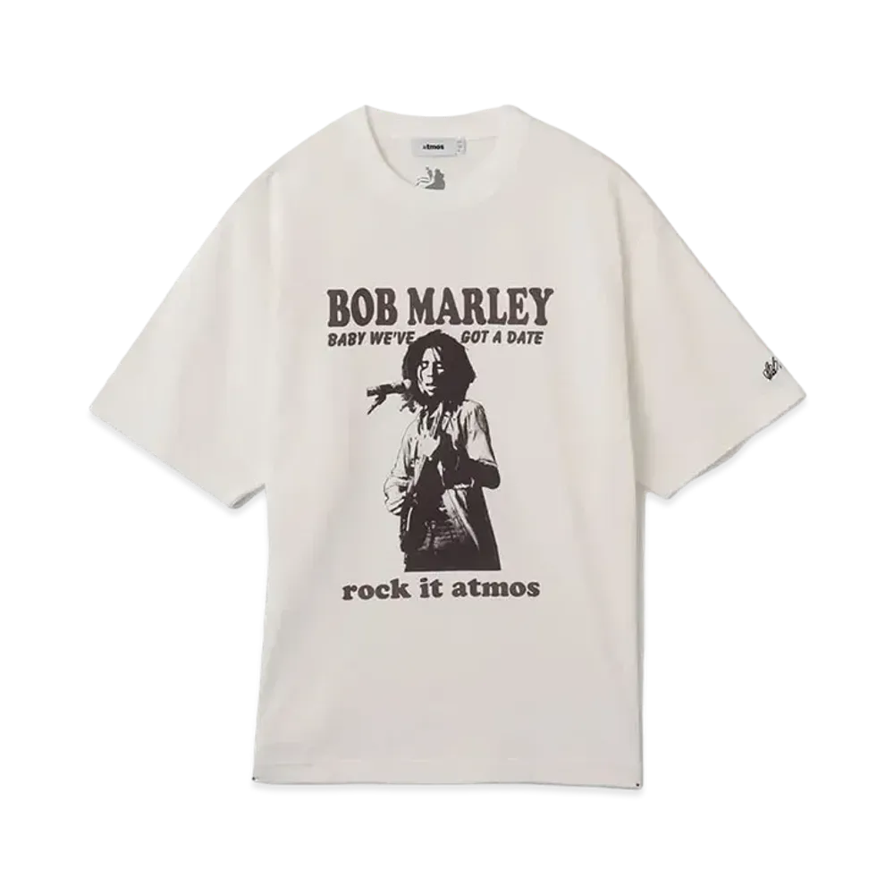 BOB MARLEY x atmos Baby we've got a date T-shirt "White"