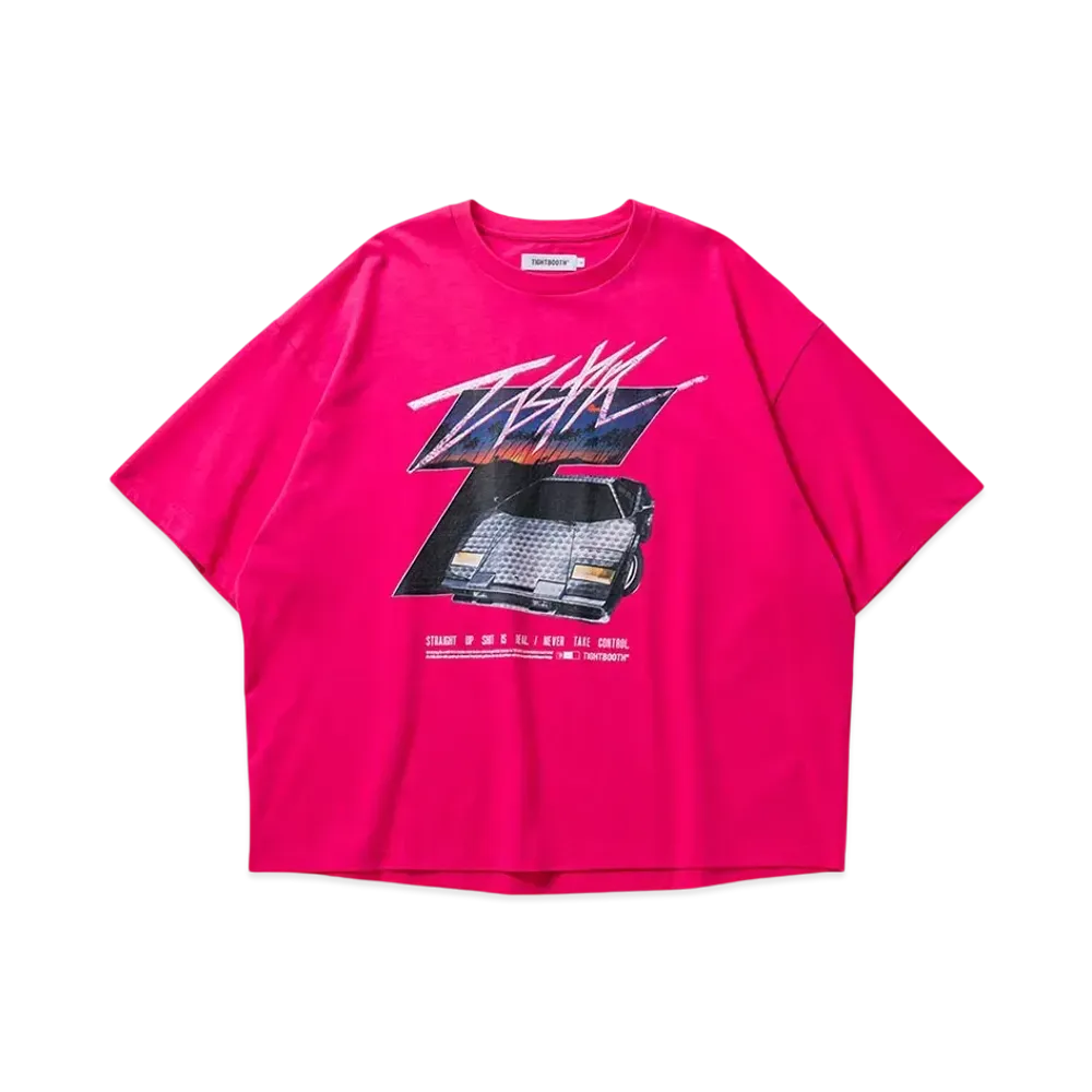 TIGHTBOOTH Initial T T-Shirt "Magenta"