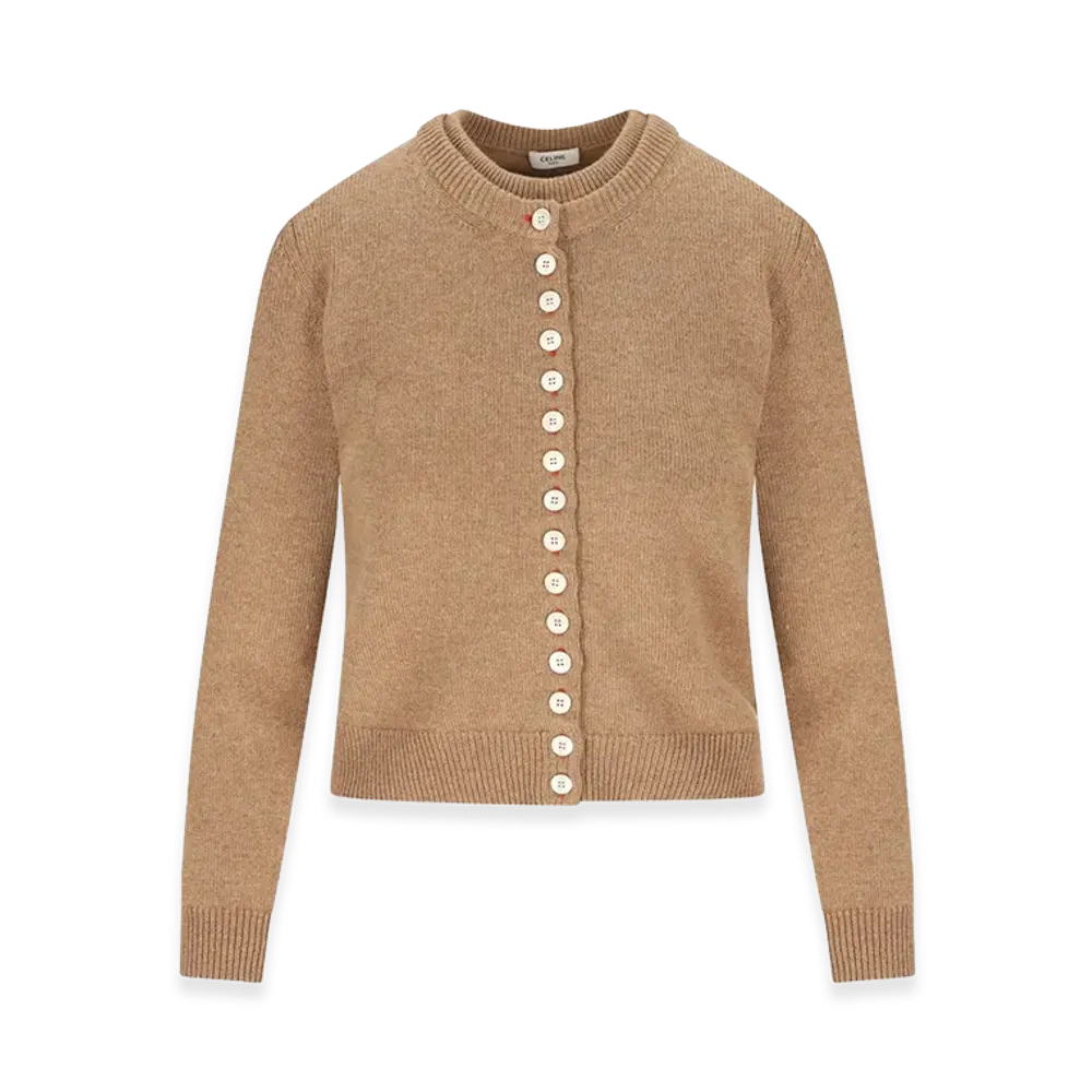 CELINE Women's Sweaters "Camel"