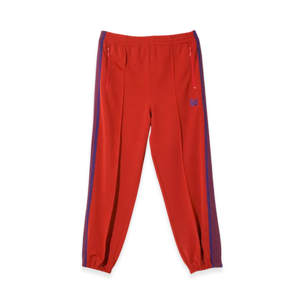 NEEDLES Zipped Track Pant - Poly Smooth "Orange"