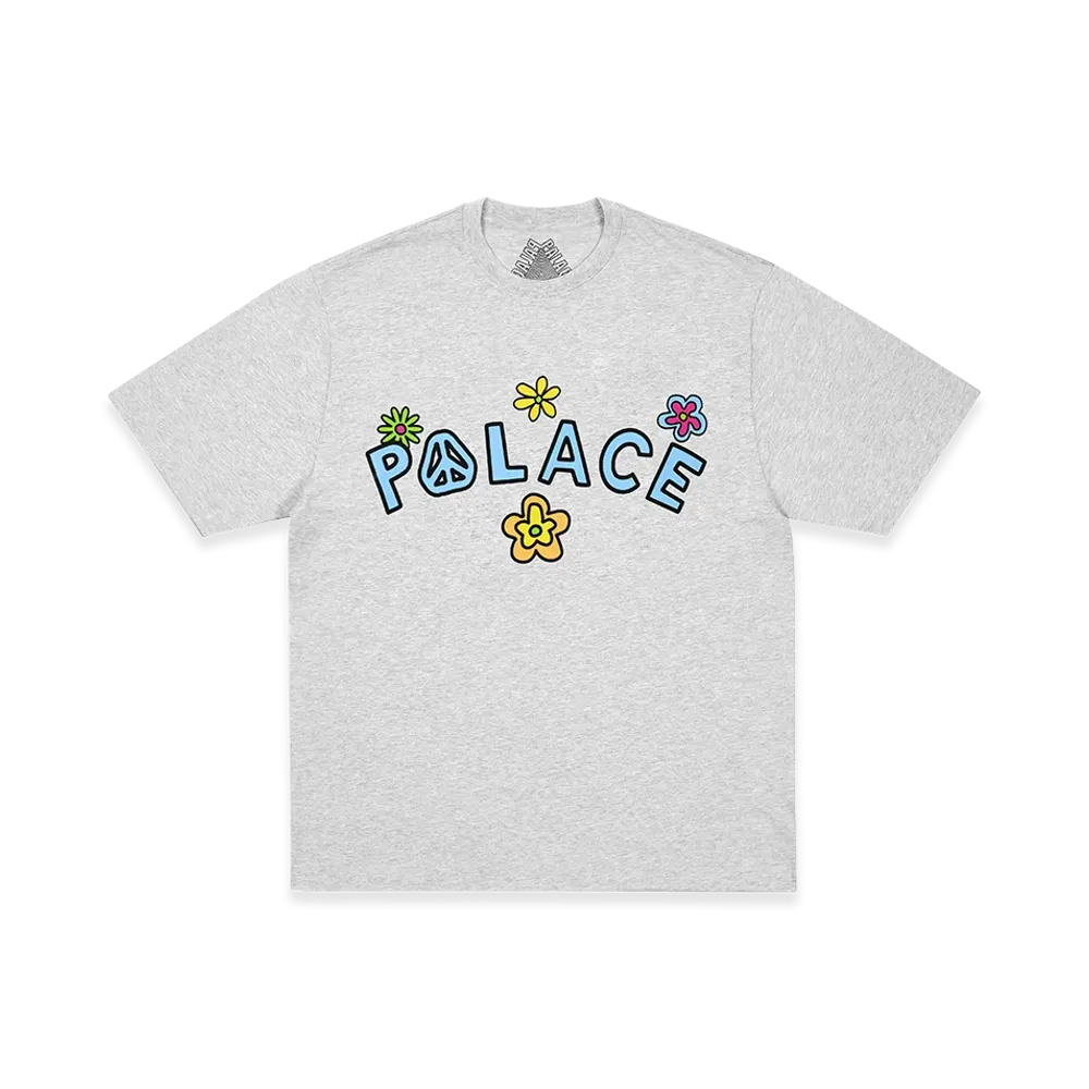 PALACE Me Myself And Tri T-Shirt "Grey Marl"