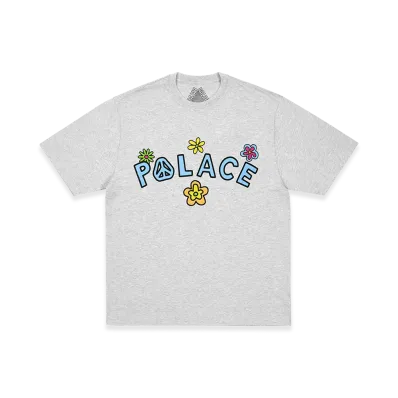 PALACE Me Myself And Tri T-Shirt "Grey Marl"