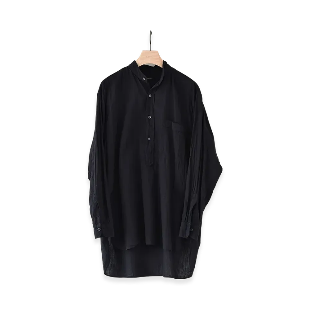 COMOLI Betashan Pullover Shirt "Black"