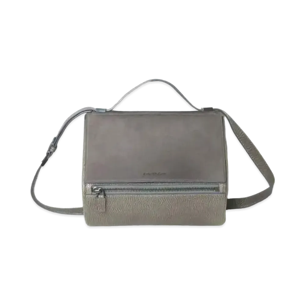 GIVENCHY Pandora Box Leather 2Way Bag "Gray"