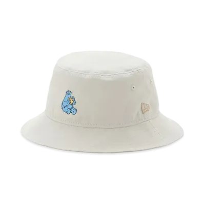 NEW ERA x SESAME STREET MARKET Collaboration Character Bucket Hat "Light Beige"