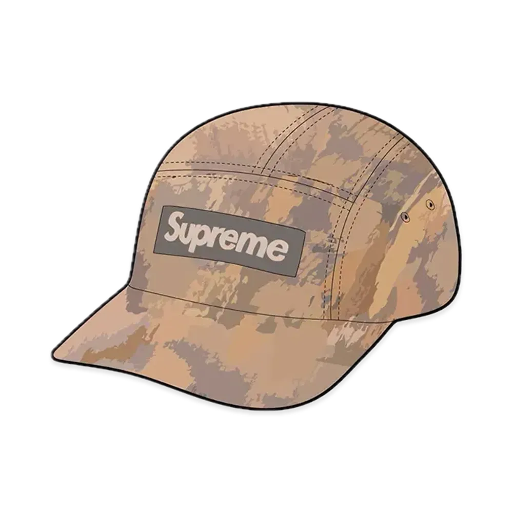 Supreme Reflective Jacquard Logo Camp Cap "Snake"