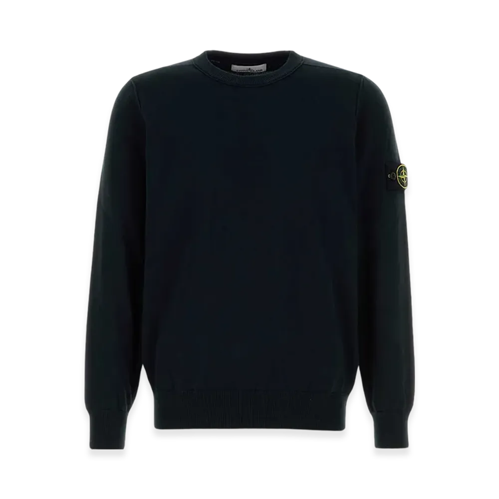 Stone Island 053B2 Wappen Patch Crewneck Sweatshirt - 25SS "Black"