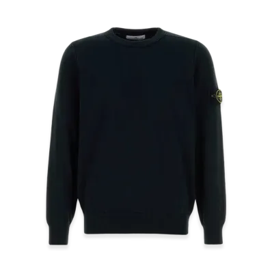 Stone Island 053B2 Wappen Patch Crewneck Sweatshirt - 25SS "Black"