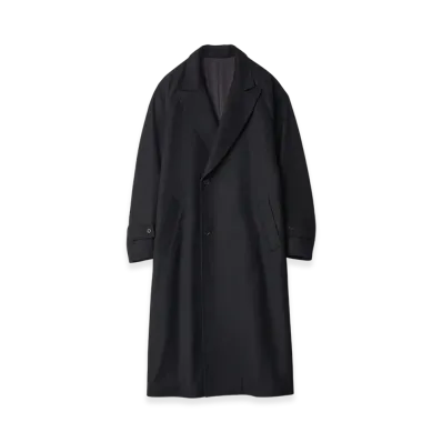 ssstein Oversized Peak Lapel Coat "Black"