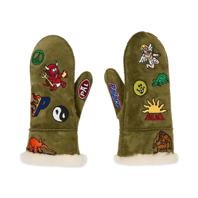 PALACE x UGG Mittens "Green"