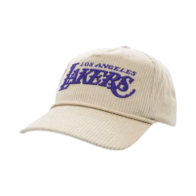 Mitchell&Ness NBA CORDY DEADSTOCK SNAPBACK LAKERS "OFF WHITE"