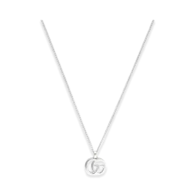 GUCCI GG Marmont Pendant Necklace "Sterling Silver"
