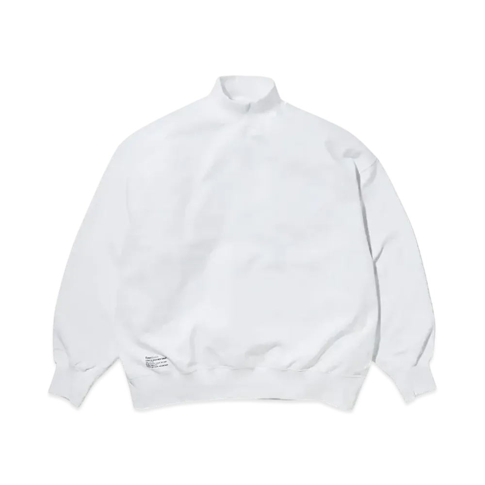 FreshService Light Oz Mock Neck Sweat "White"