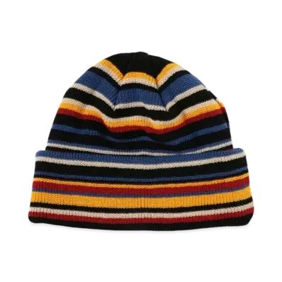 BEAMS Multi-Border Watch Cap "Black"