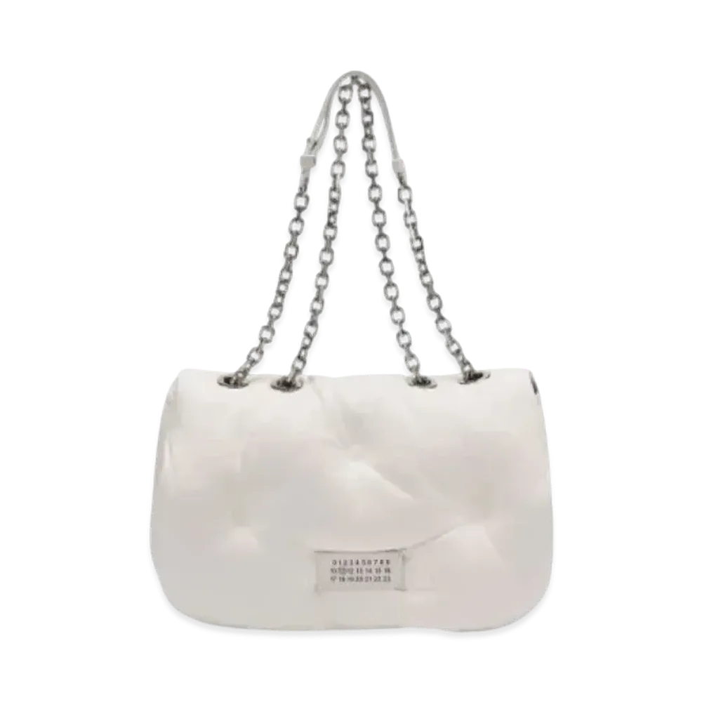Maison Margiela Glam Slam Flap Medium Shoulder Bag "White"