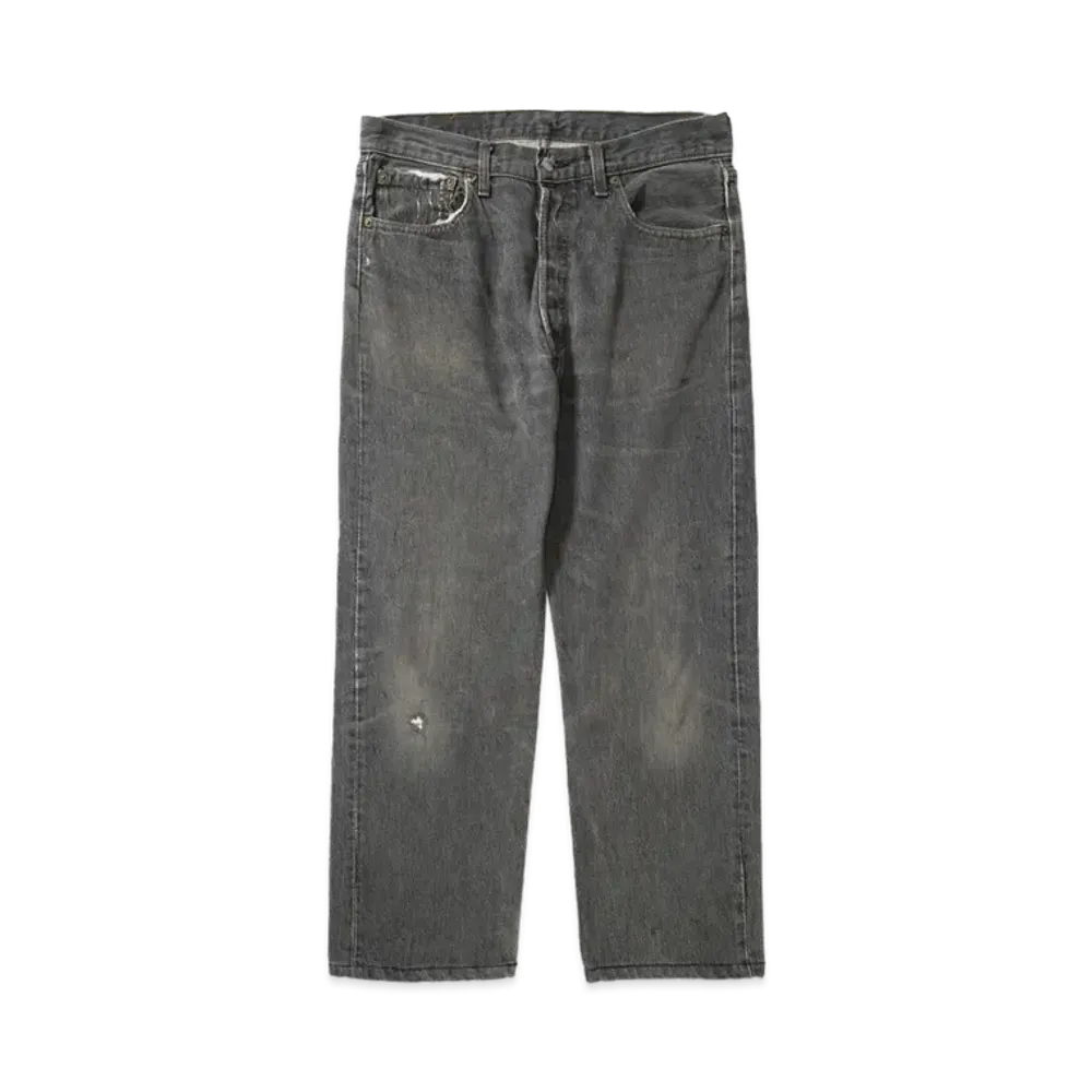 Levi's 90's Yarn-Dyed Black Denim Made in USA "Black"
