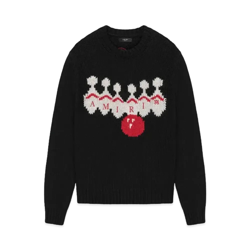 AMIRI Bowling Crewneck "Black"