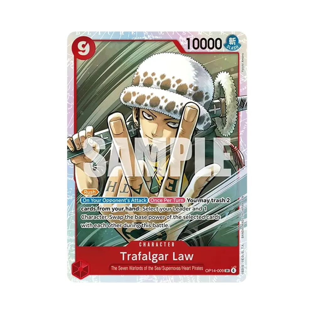 トラファルガー・ロー SR [OP14-009]【英語版】(ブースターパック「蒼海の七傑」)