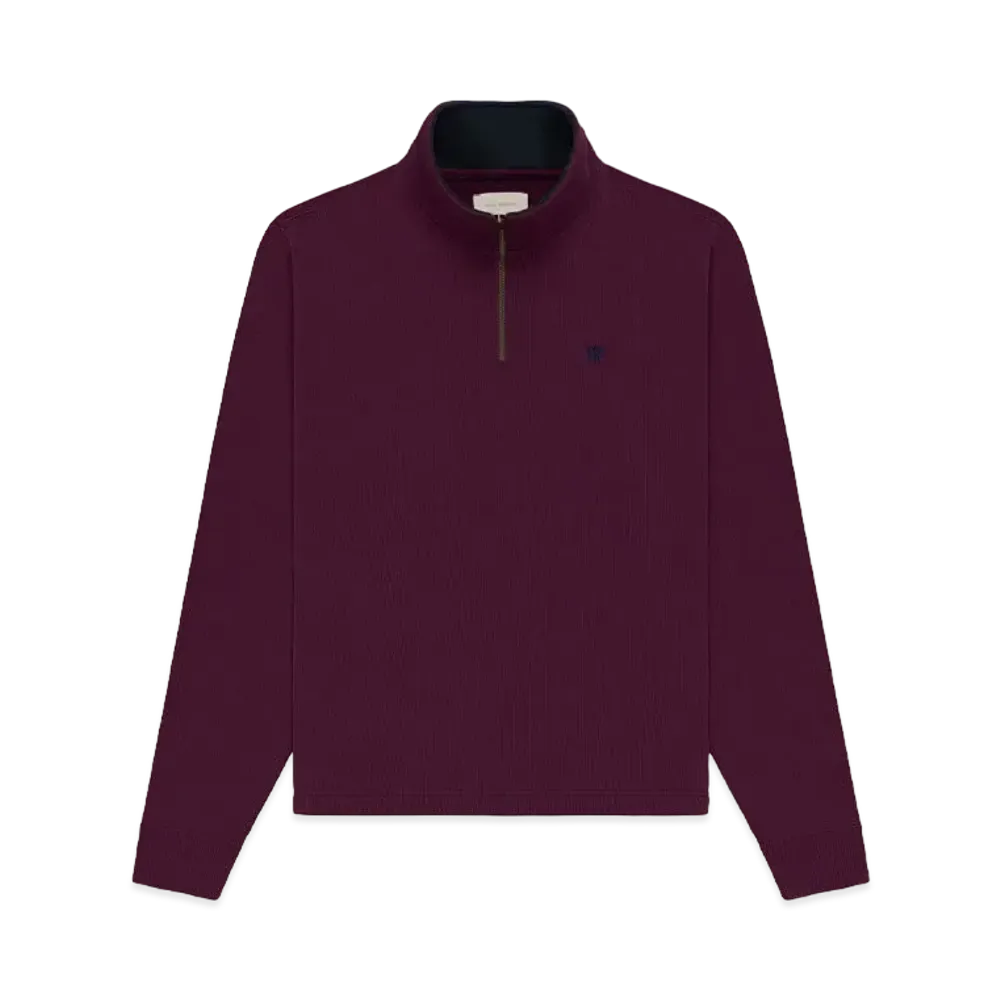 Aime Leon Dore Crest Quarter Zip Pullover "Purple"