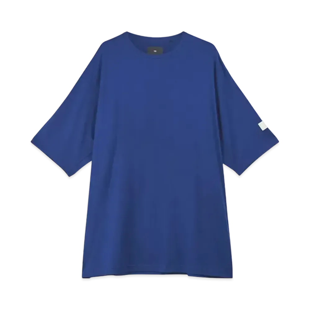 Y-3 Loose Fit Boxy Short Sleeve Tee "Blue"