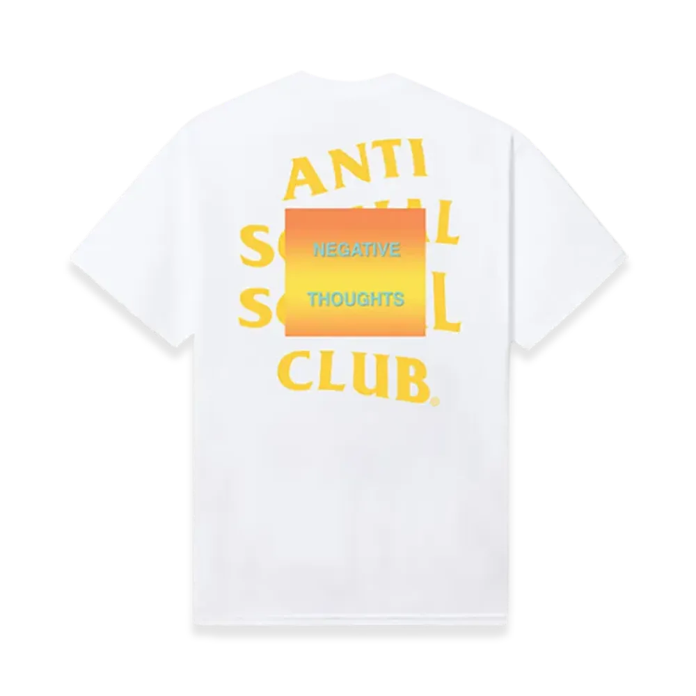 ANTI SOCIAL SOCIAL CLUB Negative Thoughts Tee "White"