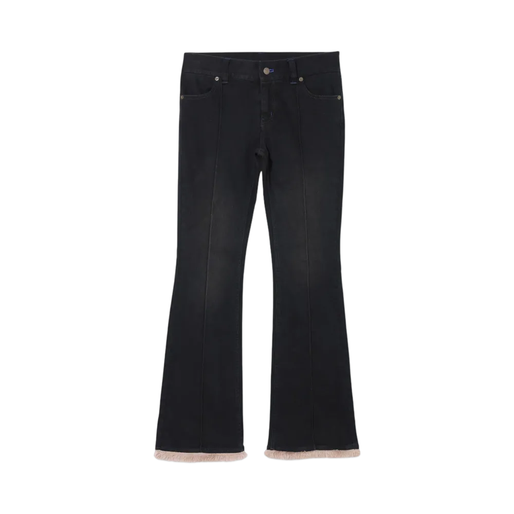 X-Girl Boa Denim Pants "Black"