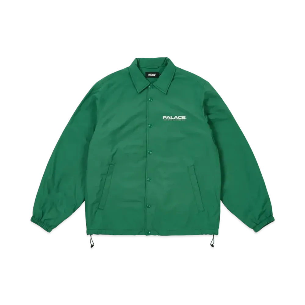 PALACE Fleece Lined Coach Jacket "Green"