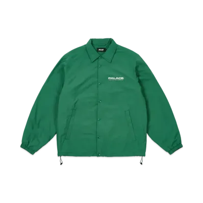 PALACE Fleece Lined Coach Jacket "Green"