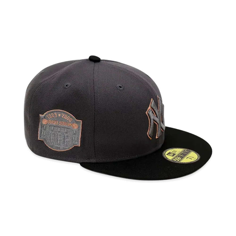 NEW ERA x THE CAP 59Fifty Quick Tip New York Yankees "Graphite/Black"