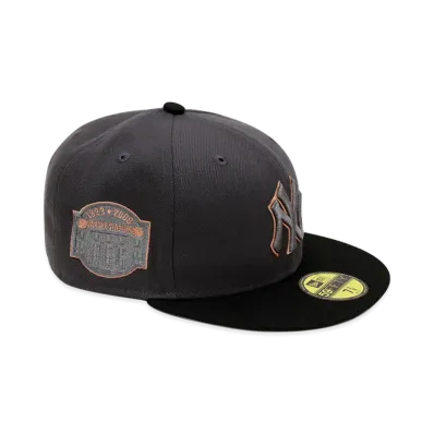 NEW ERA x THE CAP 59Fifty Quick Tip New York Yankees "Graphite/Black"