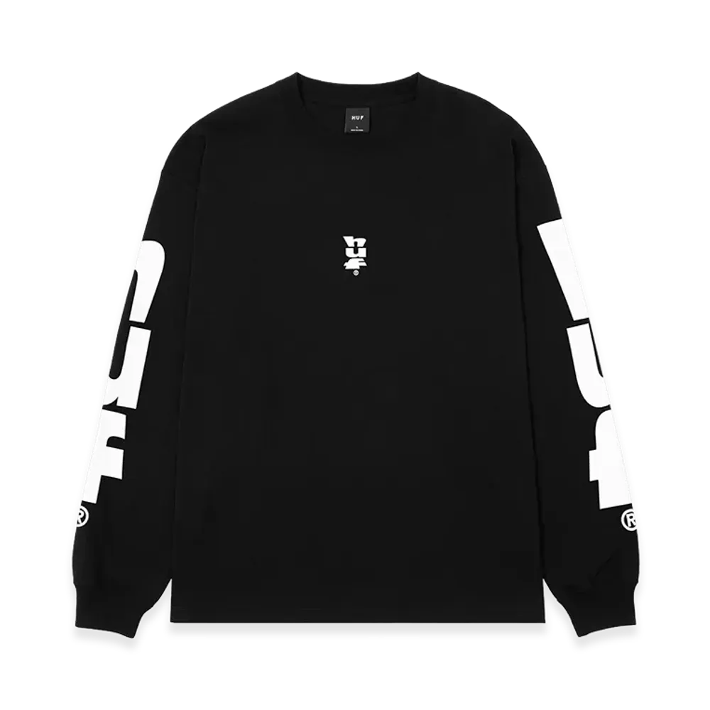 HUF Megablast LS Tee "Black"
