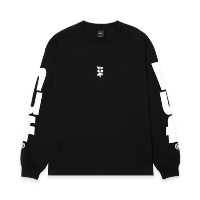 HUF Megablast LS Tee "Black"