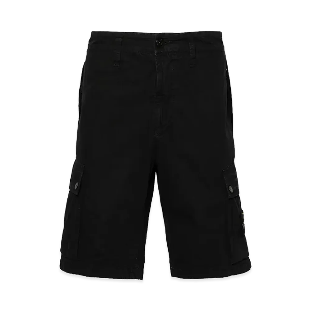 Stone Island Denim Cargo Shorts "Dark Blue"