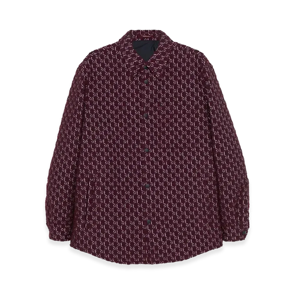GUCCI Boucla Padded Shirt "Red"