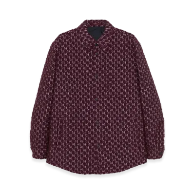 GUCCI Boucla Padded Shirt "Red"