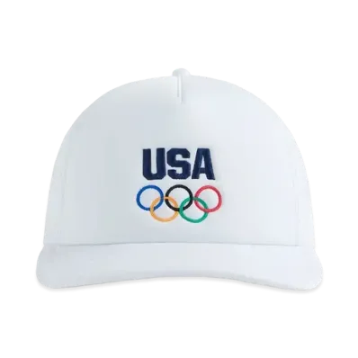 Kith x Team USA Nolan Trucker Hat "White"