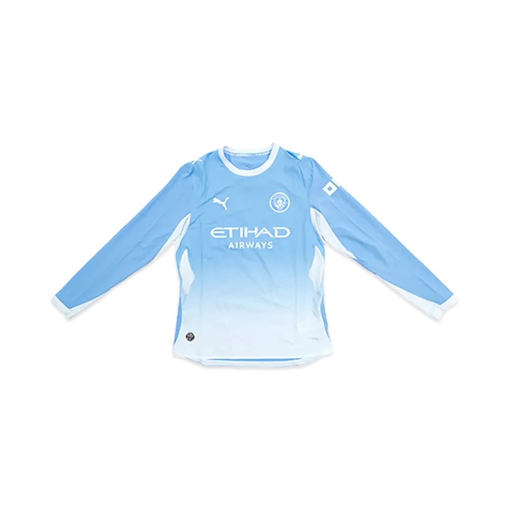 PUMA 26-27 Manchester City Home Authentic L/S Jersey "Team Light Blue"